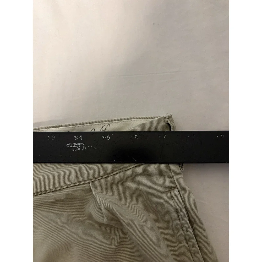 Polo Ralph Lauren Chino Pants Men's Size 35x32 Beige Flat Front Straight Leg
